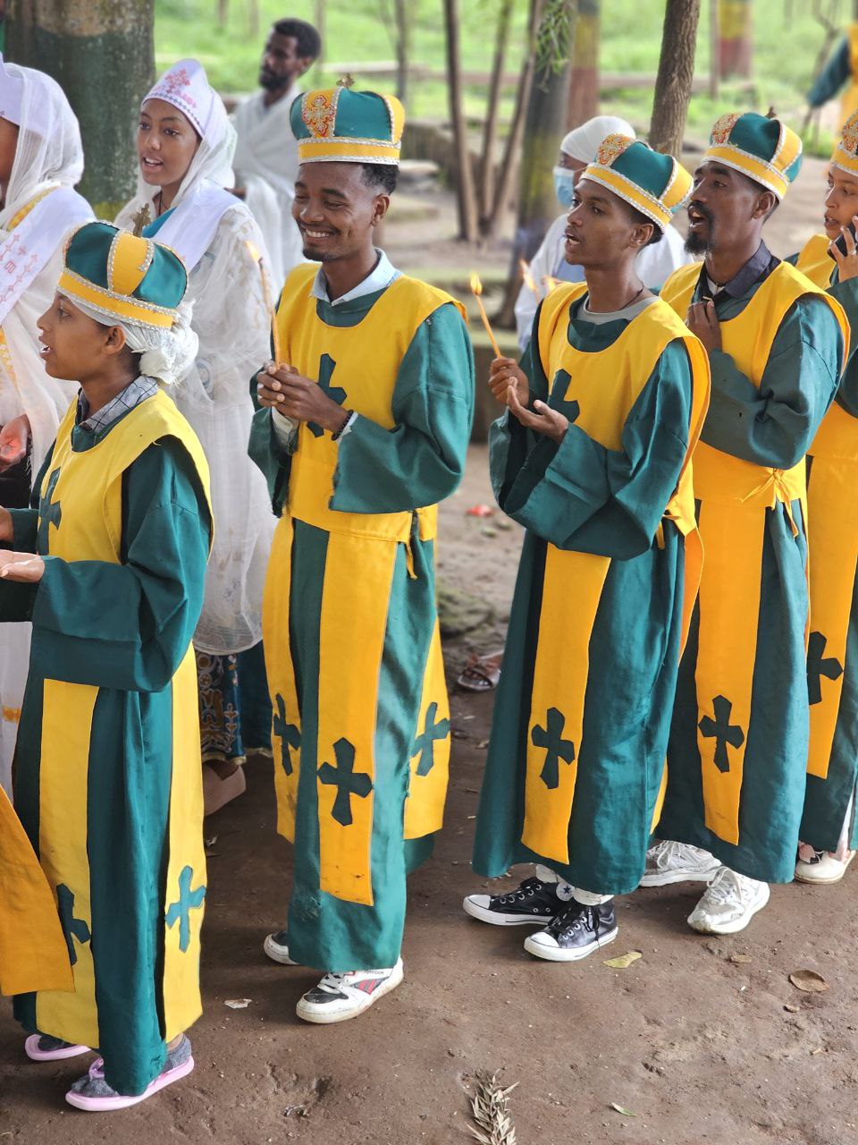 የሰንበት ትምህርት ቤት መዘምራን በአገልግሎት ላይ